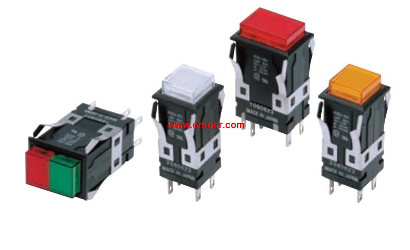 OMRON Lighted Pushbutton Switch A3SA-90D1-05ER