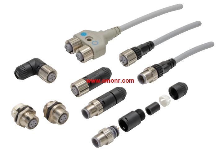 OMRON Round Water-resistant Connectors XS2G-A421